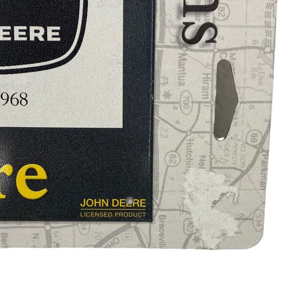 John Deere Tractor Logo Chart Tin Sign New with Backing - Picture 6 of 9